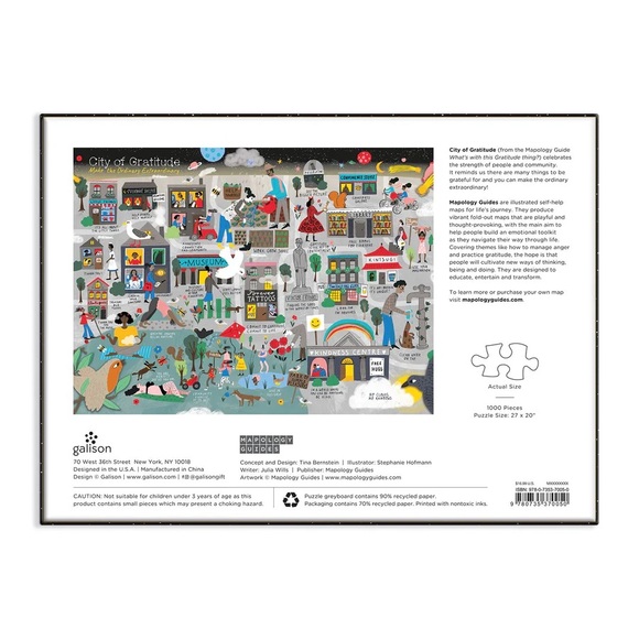 🌸3 for 2🌸 NEW! City of Gratitude Jigsaw Puzzle | 1000 pieces - Picture 6 of 6